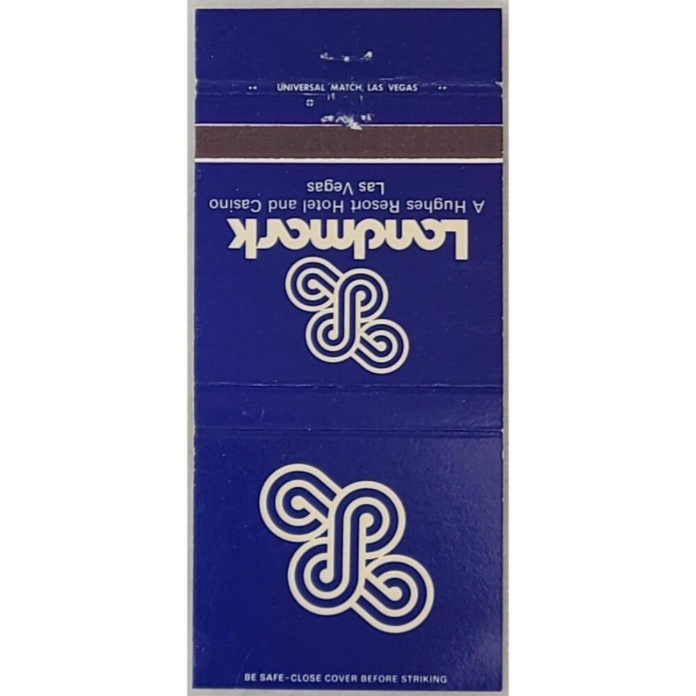 Vintage Landmark Las Vegas Hotel Casino Matchbook Cover Nevada NV